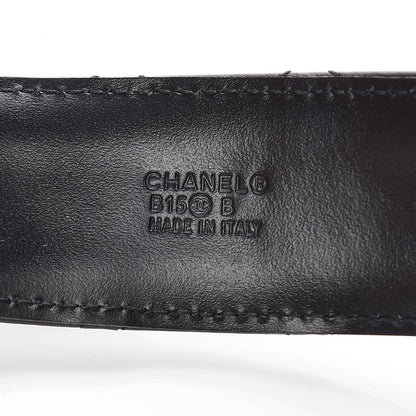 Chanel Lambskin Quilted CC Chain Belt 90 36 Black 4 of 8
