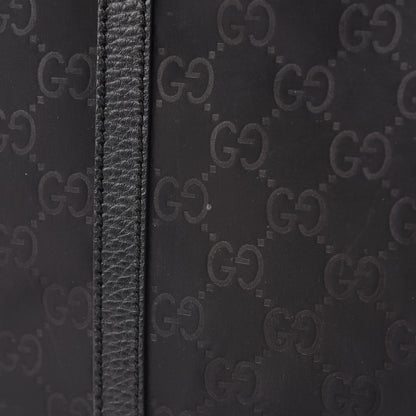 Gucci Nylon Monogram Medium Vertical Tote Black 8 of 12