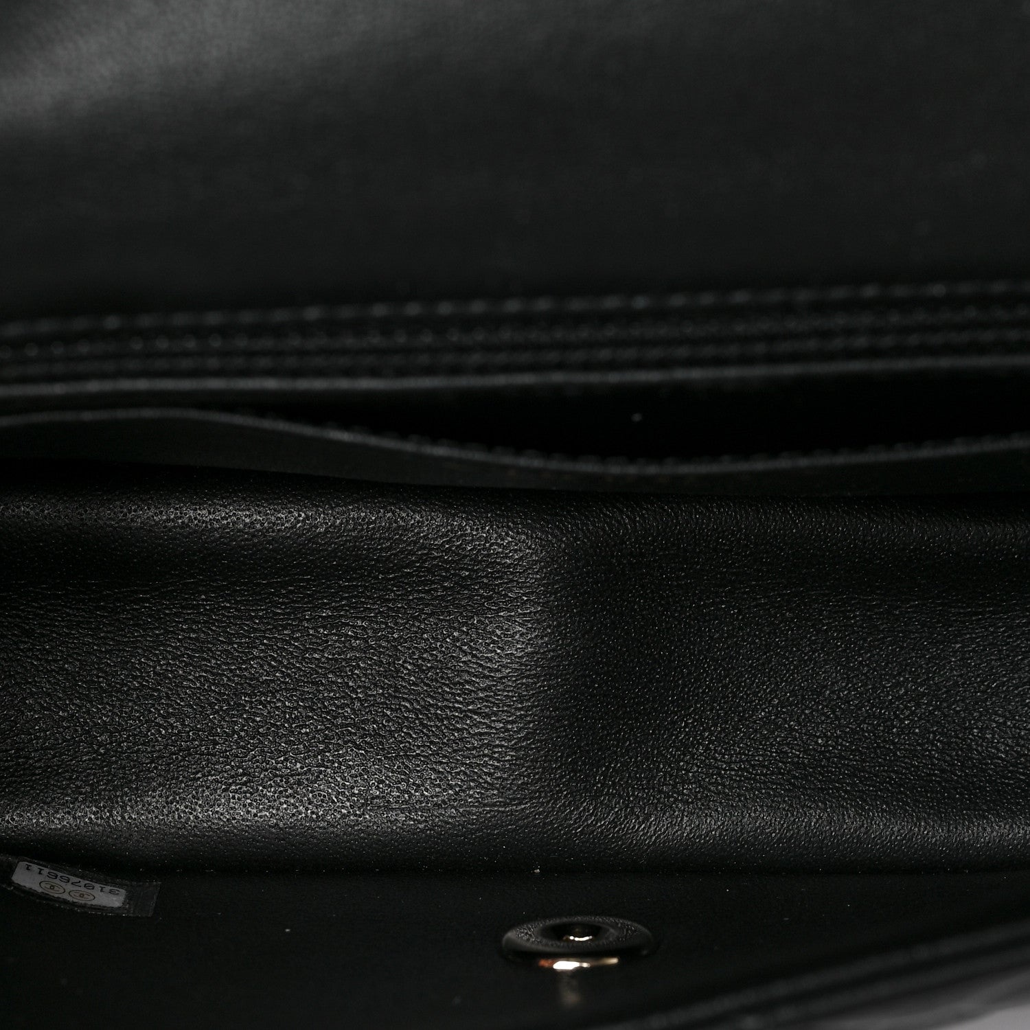 Chanel Lambskin Quilted Mini Rectangular Flap Black 5 of 9