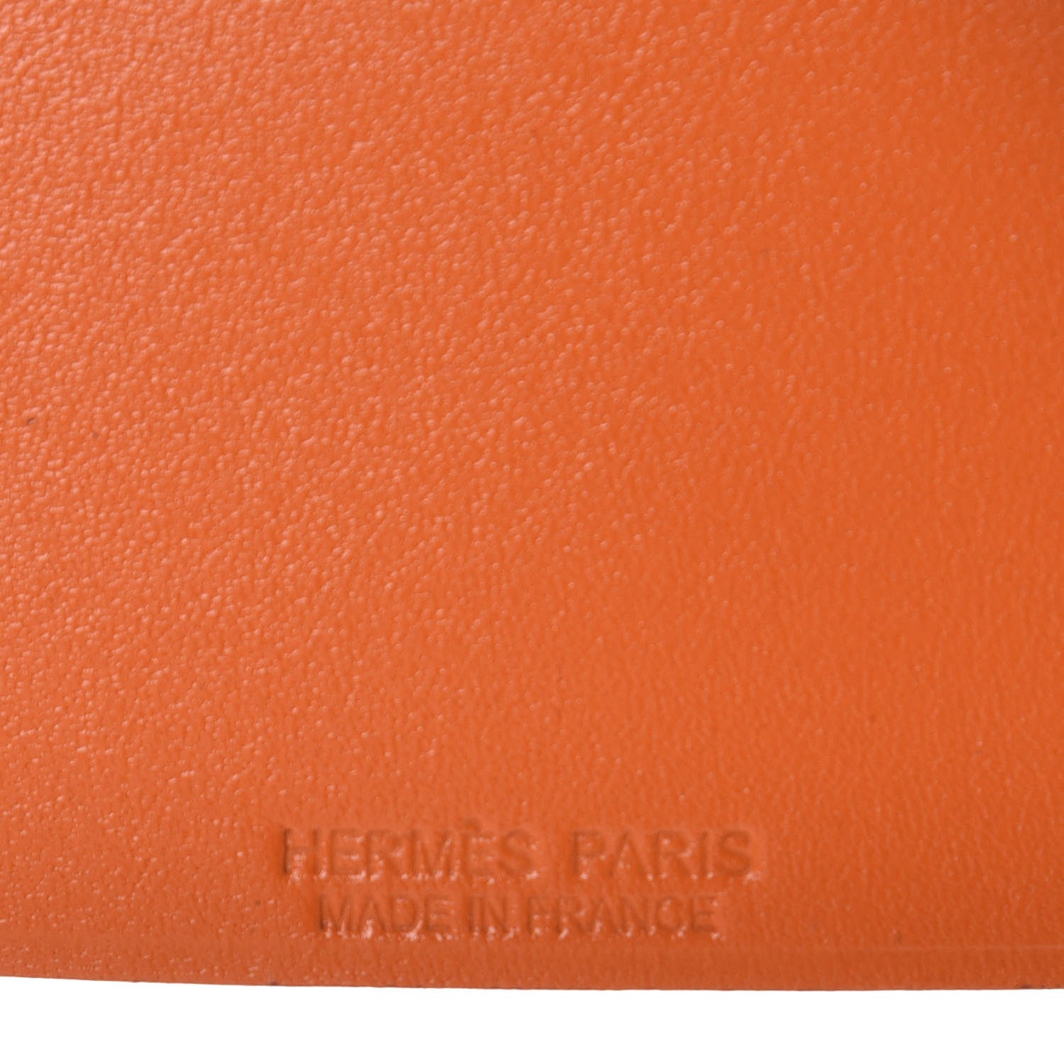 Hermes Everlisse Chevre Mysore Samarcande Horse Ornament Bag Charm Vermillion Orange 3 of 4