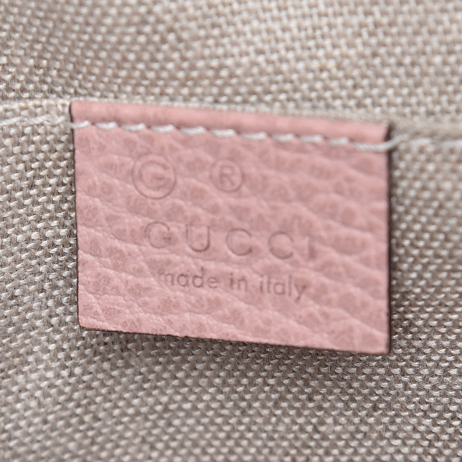 Gucci Monogram Mini Bree Messenger Bag Beige Soft Pink 8 of 9