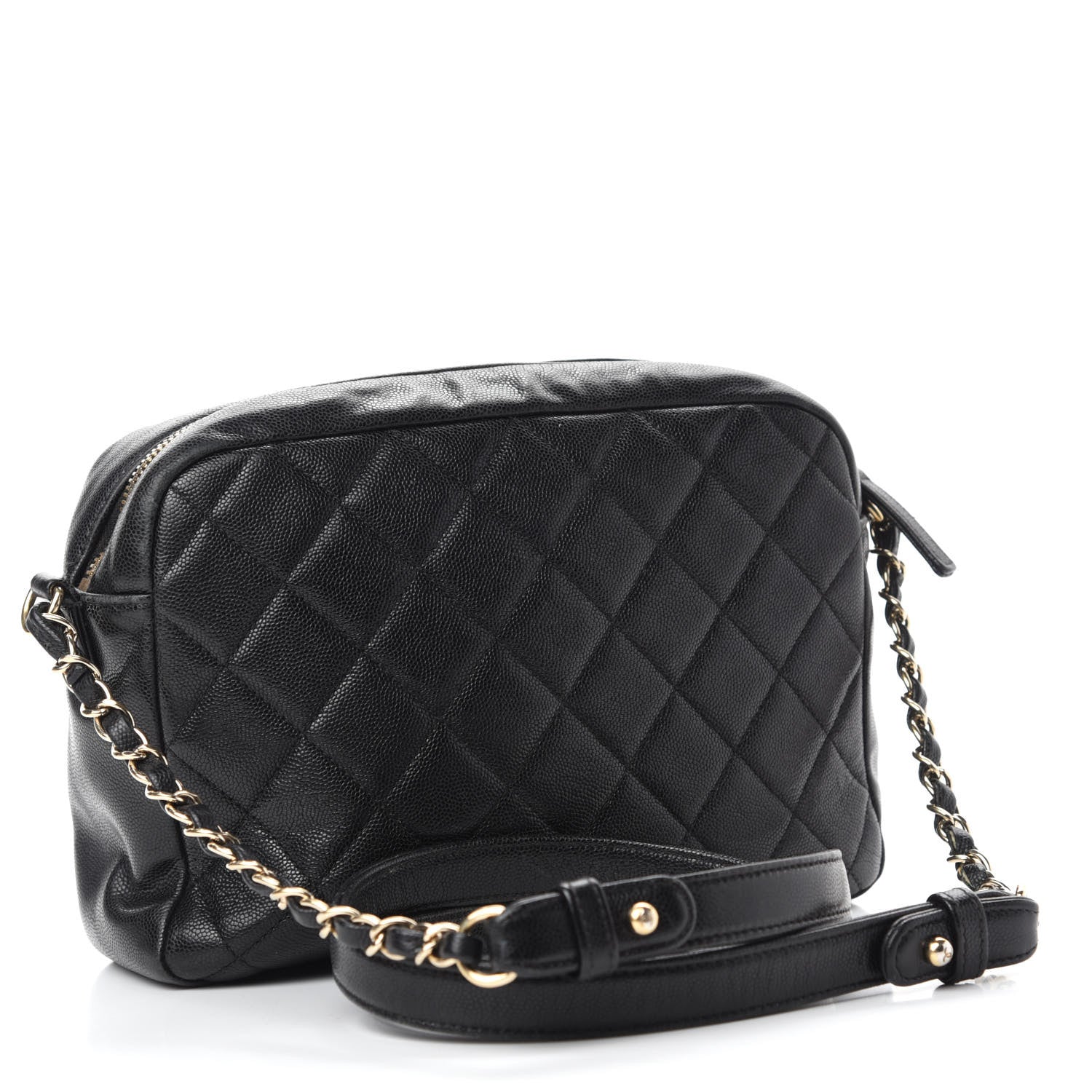 Chanel Caviar Quilted Medium Business Affinity Camera Case Black 3 of 21
