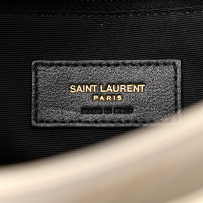 Saint Laurent Lambskin Quilted Mini Becky Chain Bag Crema Soft 8 of 16