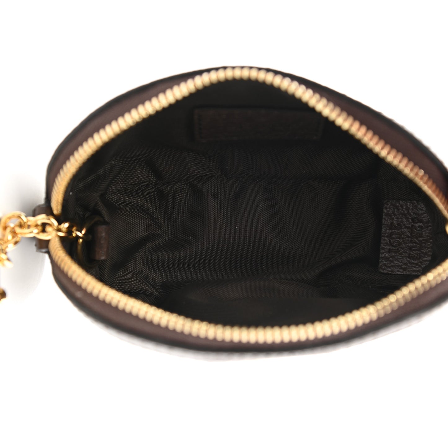 GG Supreme Monogram Web Ophidia Dome Key Pouch Beige New Acero