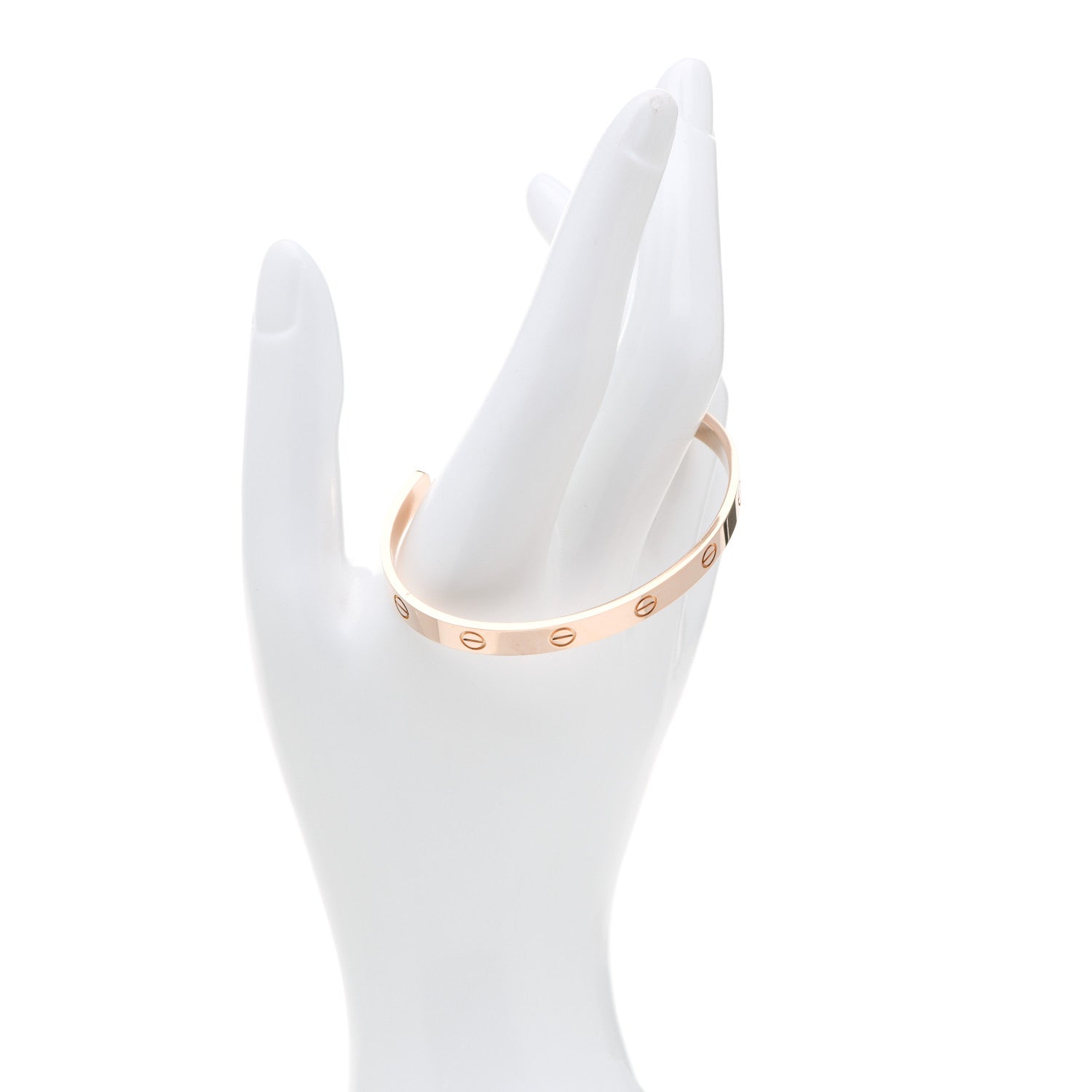 Cartier 18K Pink Gold LOVE Cuff Bracelet 18 2 of 5