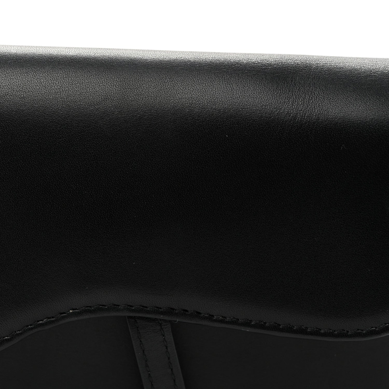 Christian Dior Calfskin Saddle Belt Bag Black 8 of 10