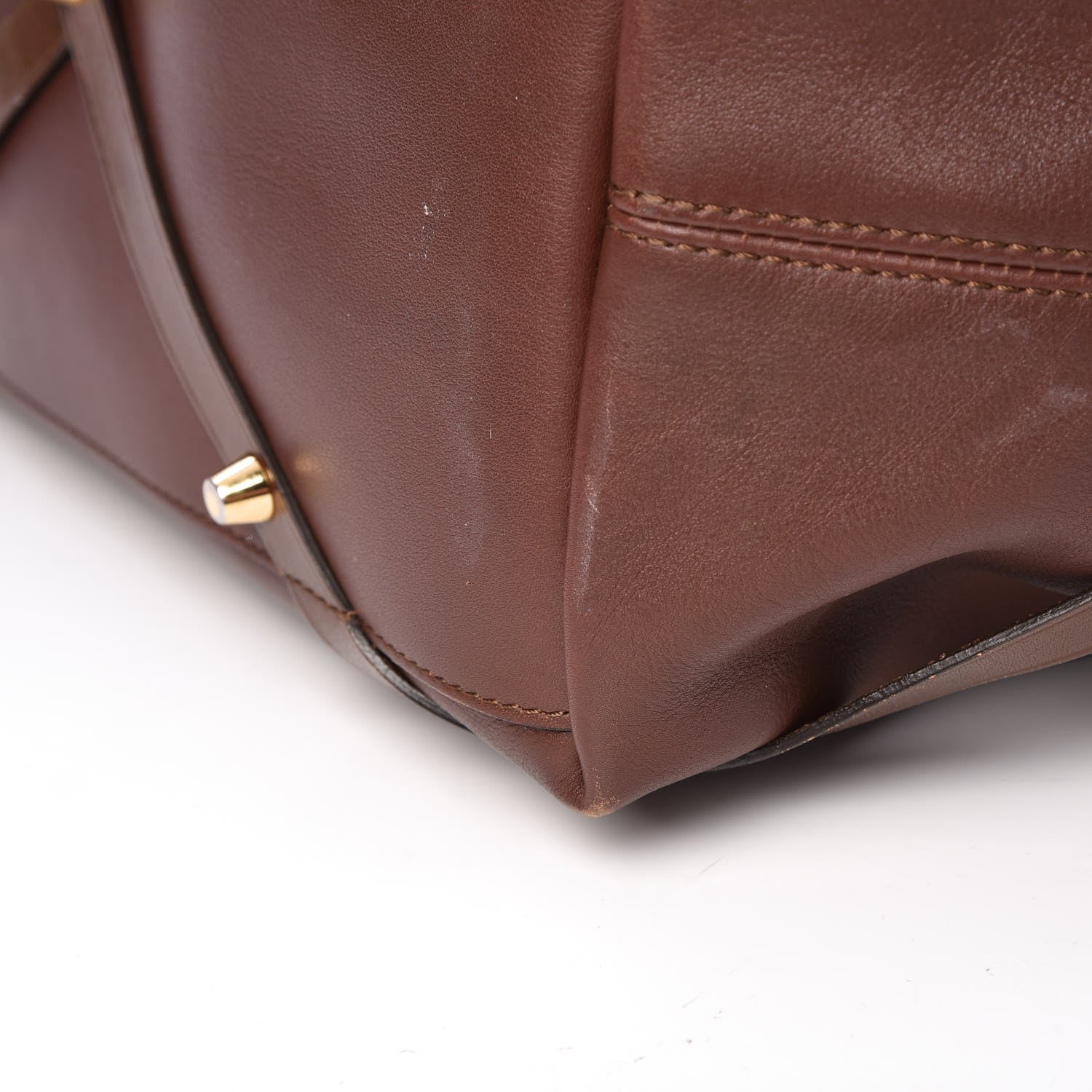 Burberry Calfskin House Check Medium Salisbury Tote Brown 17 of 17