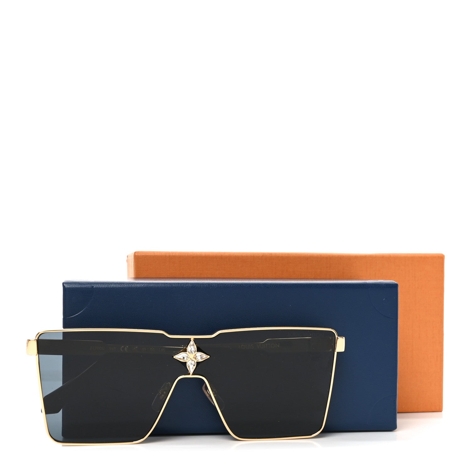 Louis Vuitton Acetate Swarovski Crystal Cyclone Sunglasses Z1700U