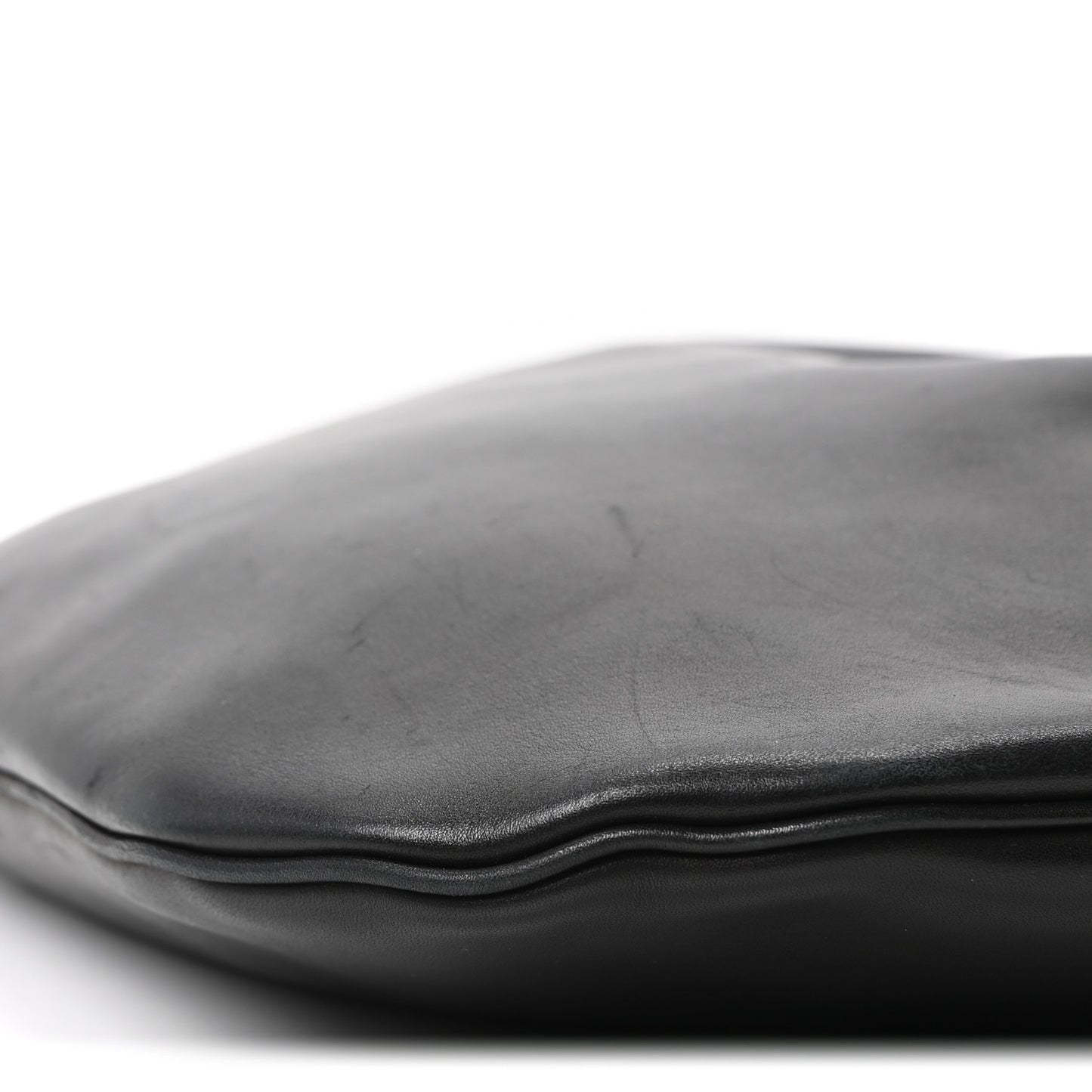 Smooth Calfskin Paris VII Large Flat Hobo Black