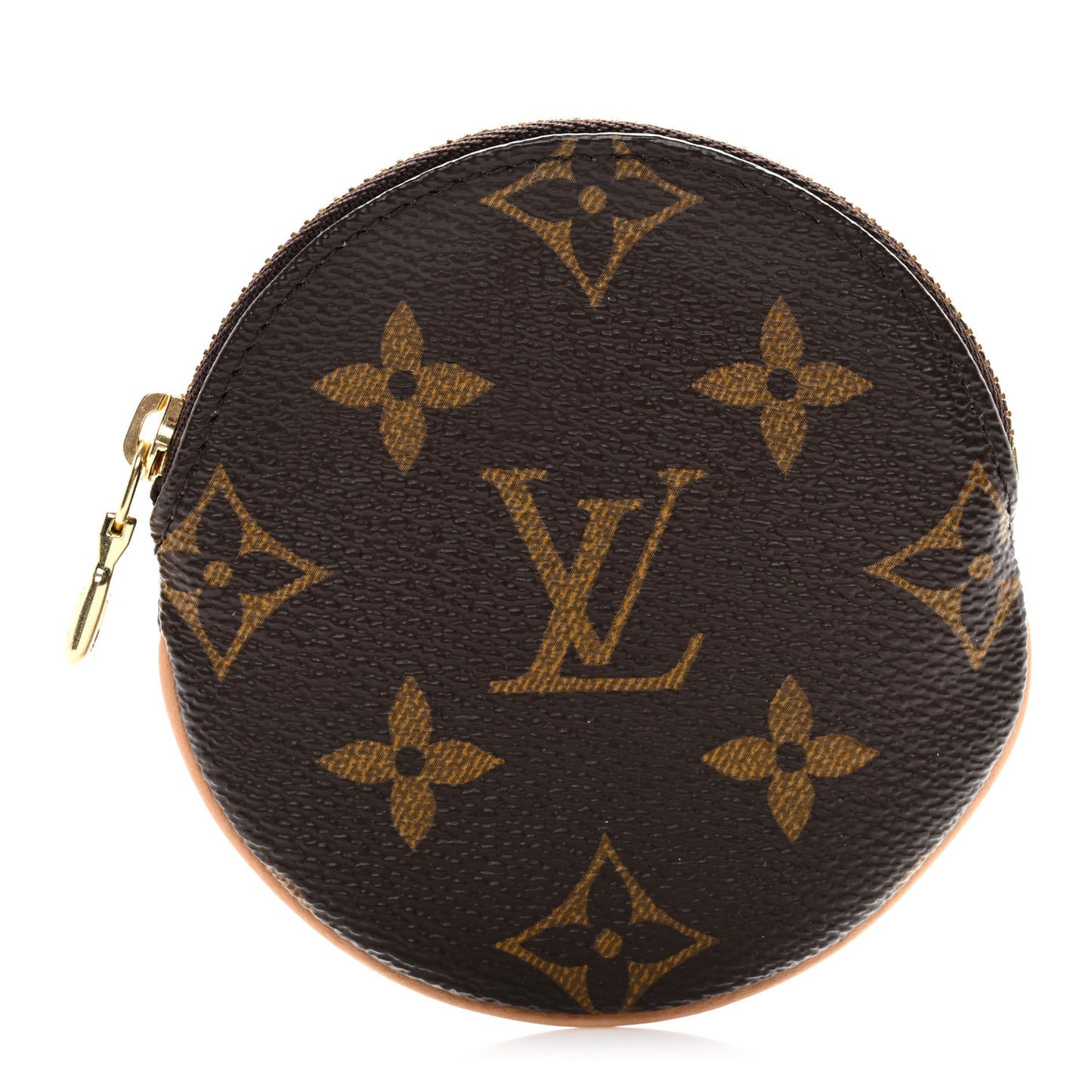 Monogram Round Coin Purse