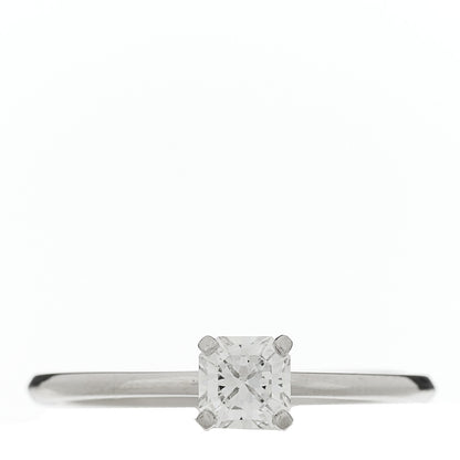 Tiffany Platinum Diamond .40ct Solitaire Princess Cut Engagement Ring 1 of 6