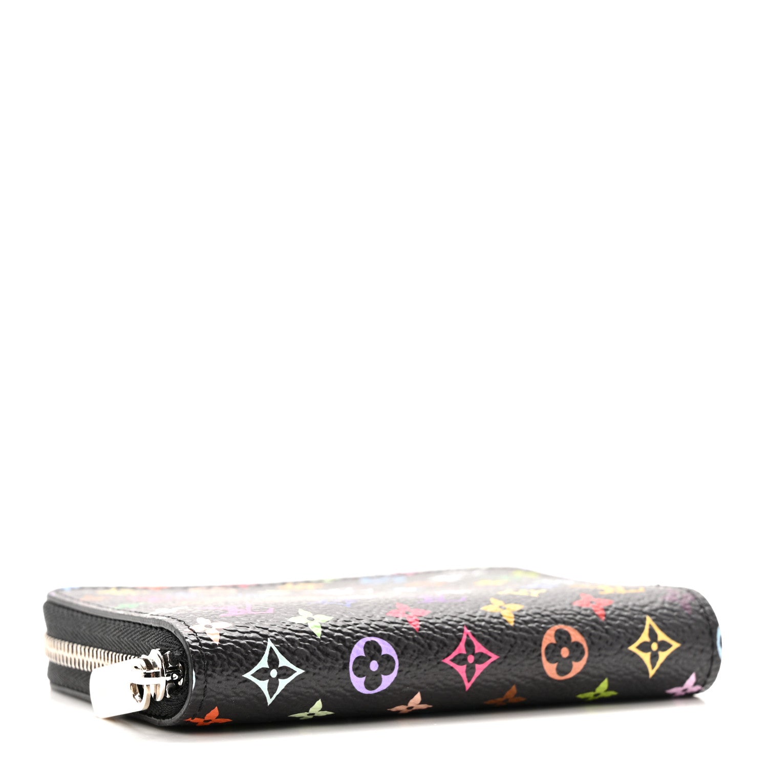 Louis Vuitton LV x TM Monogram Multicolor Zippy Coin Purse Black 4 of 8