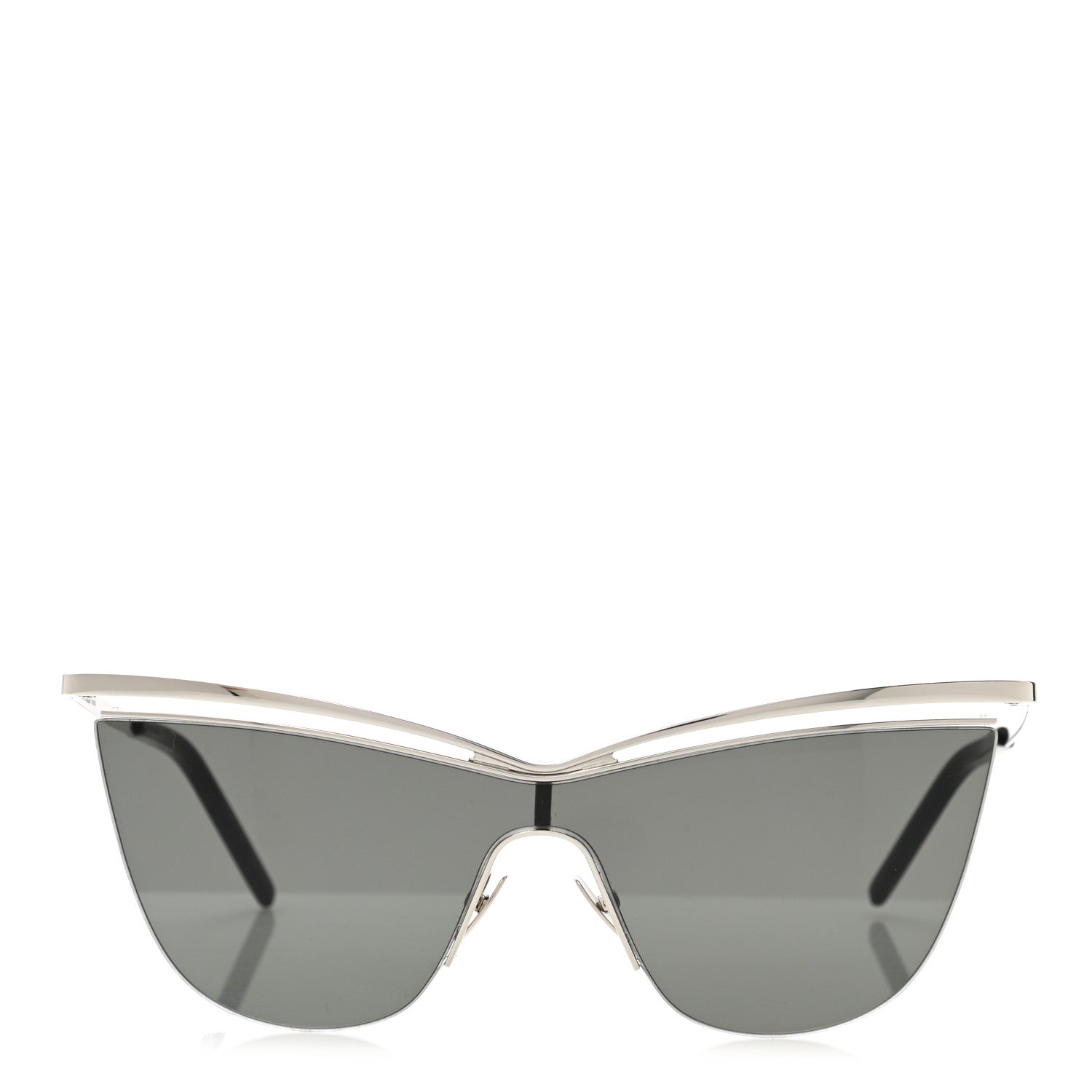 Saint Laurent SL249 Cat Eye Sunglasses Silver 2 of 7