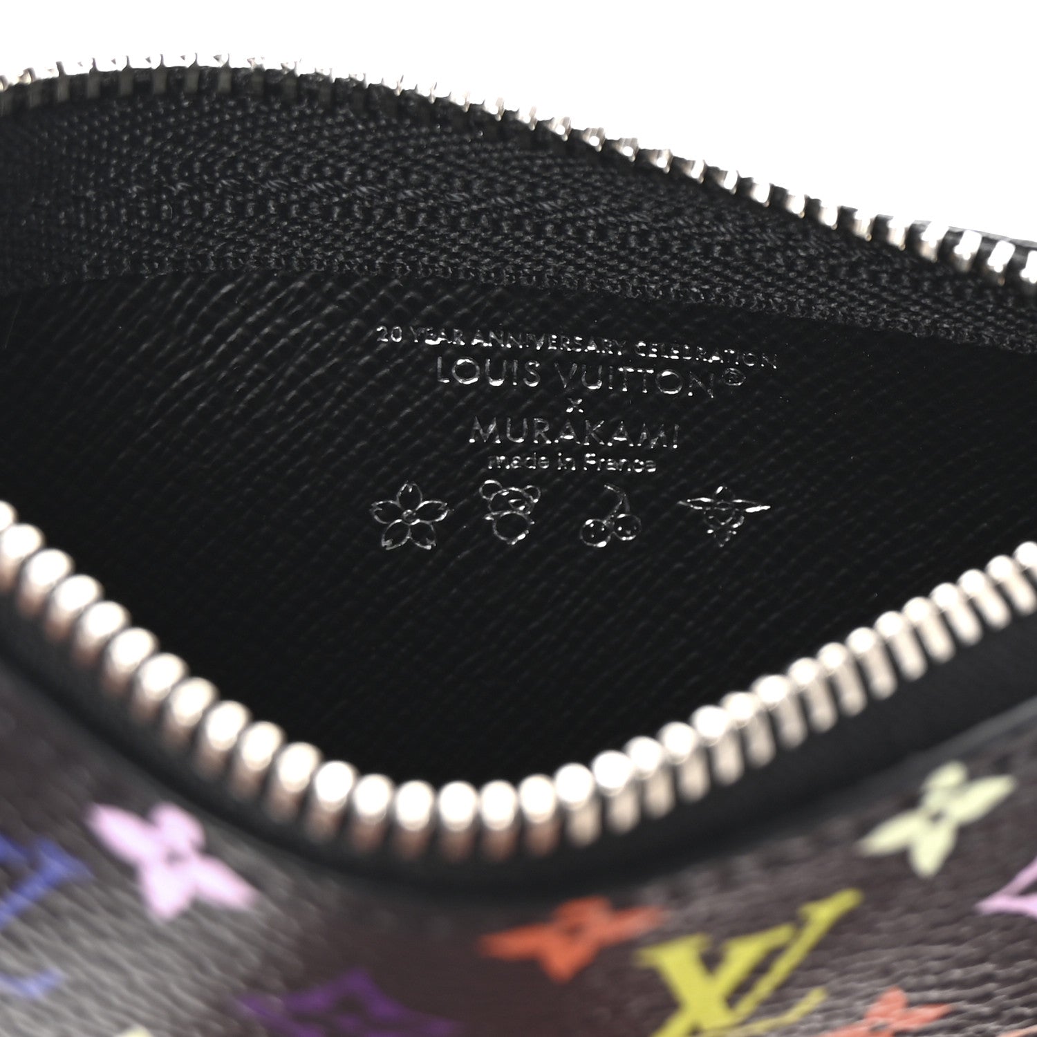 Louis Vuitton LV X TM Monogram Multicolor Key Pouch Black 6 of 6