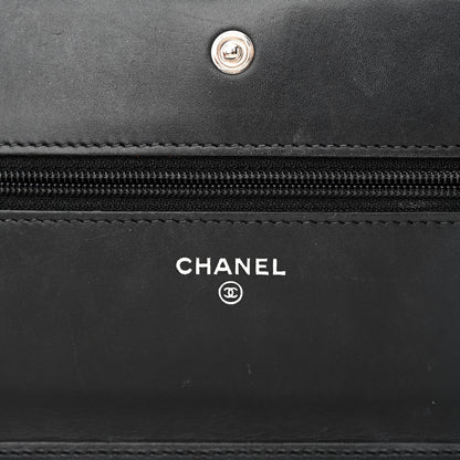 Chanel Caviar Quilted Boy Wallet On Chain WOC Black 6 of 13