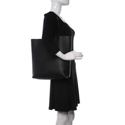 Saint Laurent Calfskin Medium Shopping Tote Black 2 of 9