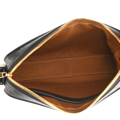 Celine Triomphe Canvas Medium Messenger Bag Black 10 of 13