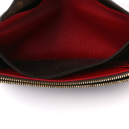 Louis Vuitton Monogram Emilie Wallet Rouge 7 of 12