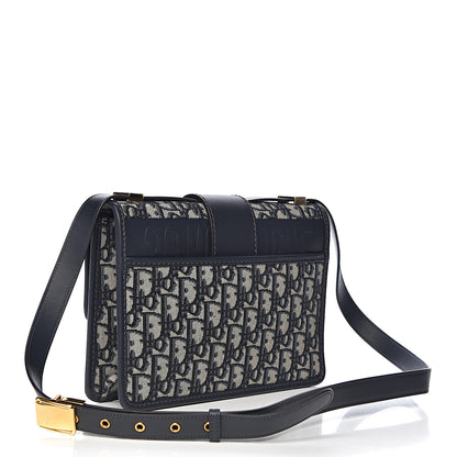 Christian Dior Oblique 30 Montaigne Flap Bag Blue 3 of 10