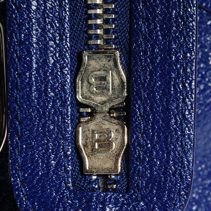 Balenciaga Chevre Silver Metallic Edge Hardware City Bleu Roi 9 of 12