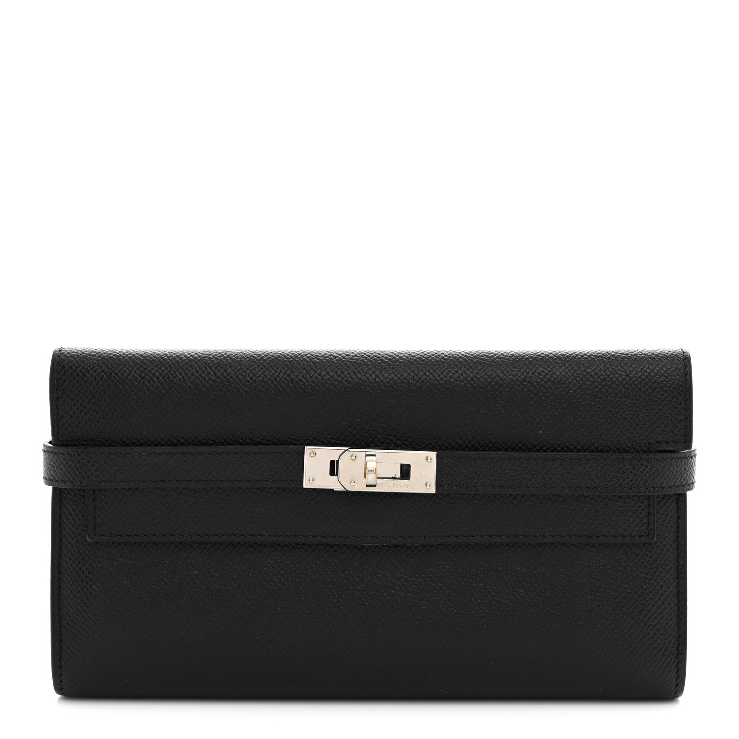 Hermes Epsom Kelly Longue Wallet Black 1 of 10