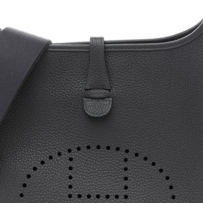 Hermes Taurillon Clemence Evelyne III PM Caban 8 of 11