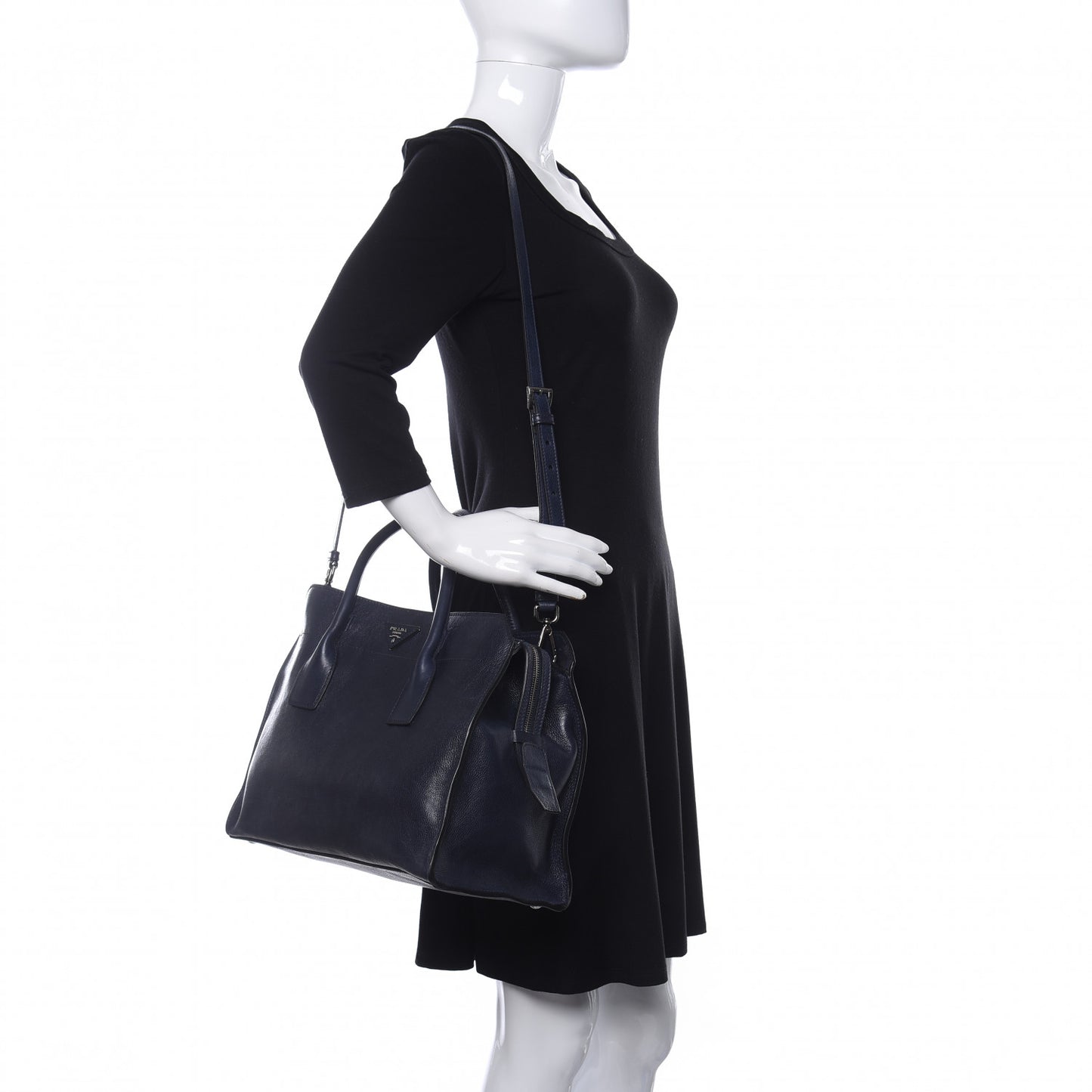Glace Calfskin Shopping Tote Baltico