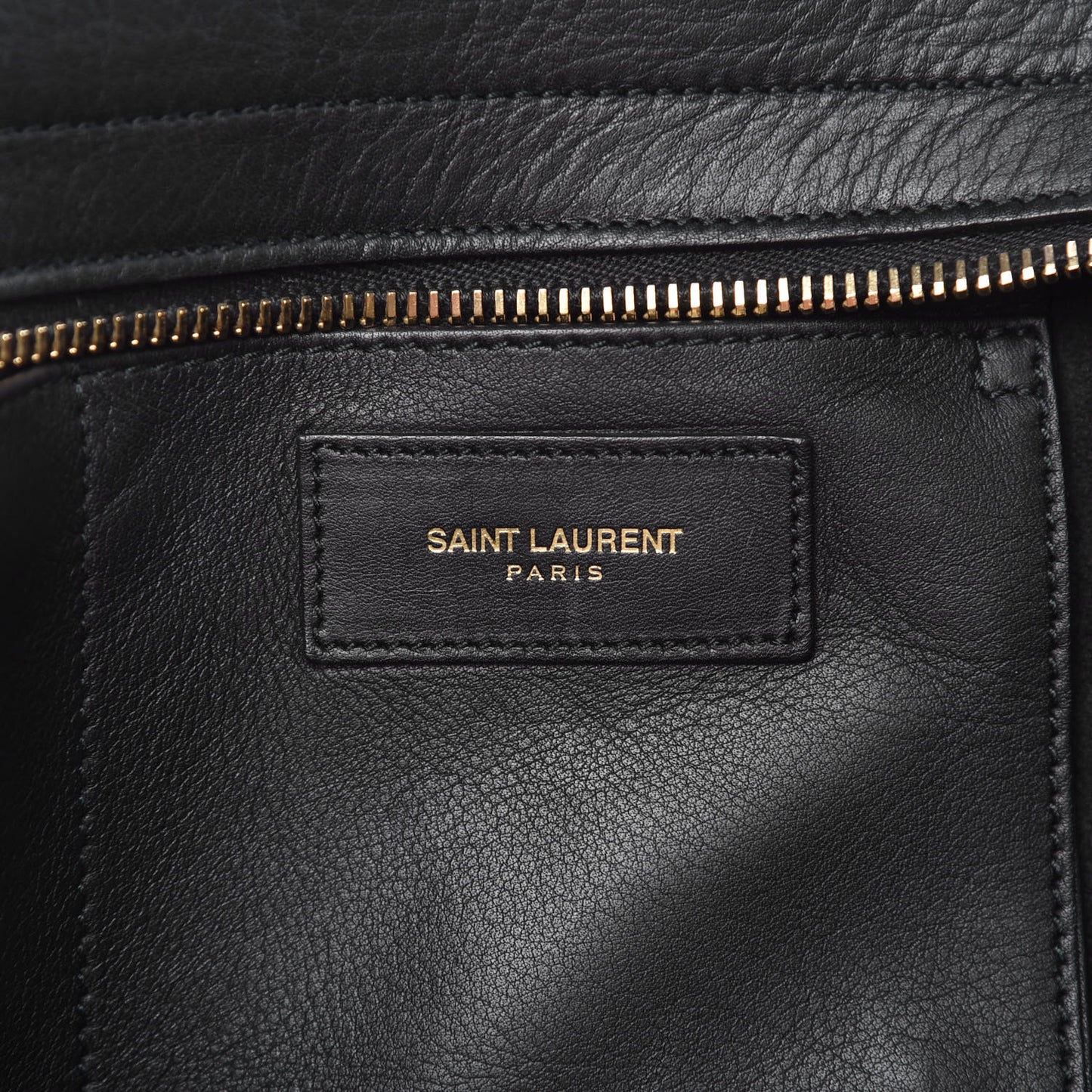 Calfskin Small Classic Y Cabas Black