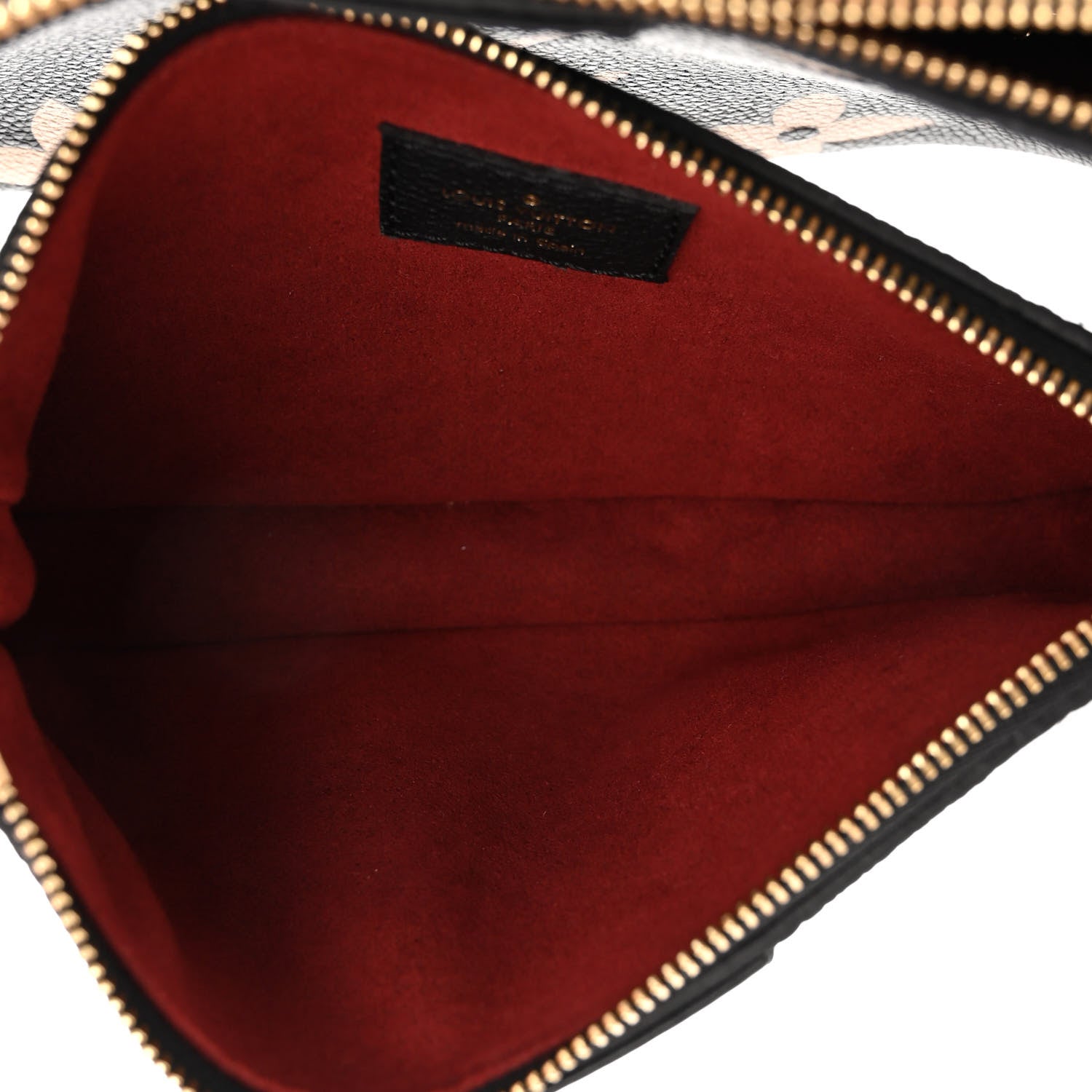Louis Vuitton Empreinte Monogram Giant Multi Pochette Accessories Black Beige 5 of 9