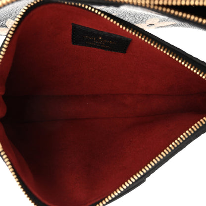 Louis Vuitton Empreinte Monogram Giant Multi Pochette Accessories Black Beige 5 of 9