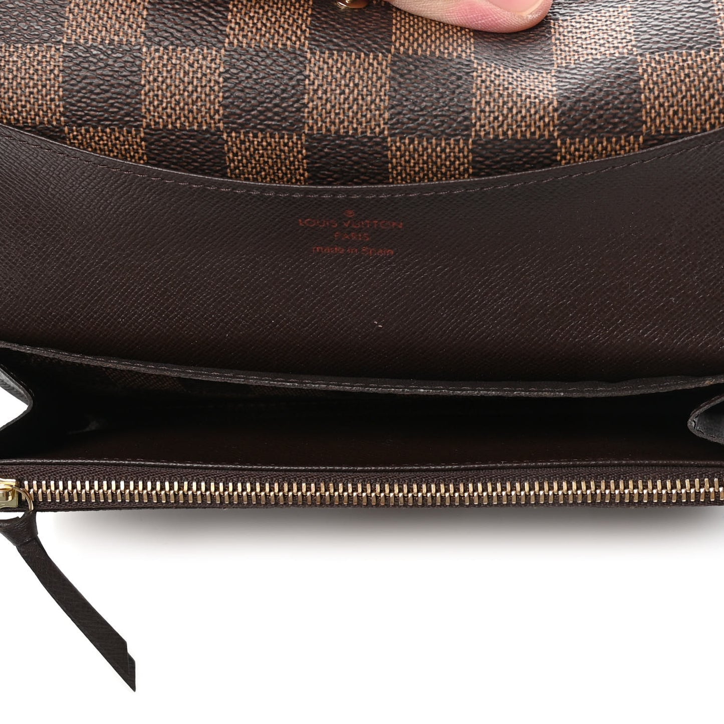 Damier Ebene Emilie Wallet