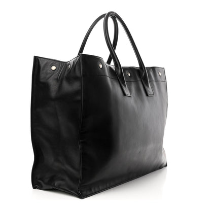 Saint Laurent Vitello Rive Gauche Large Tote Black 3 of 8