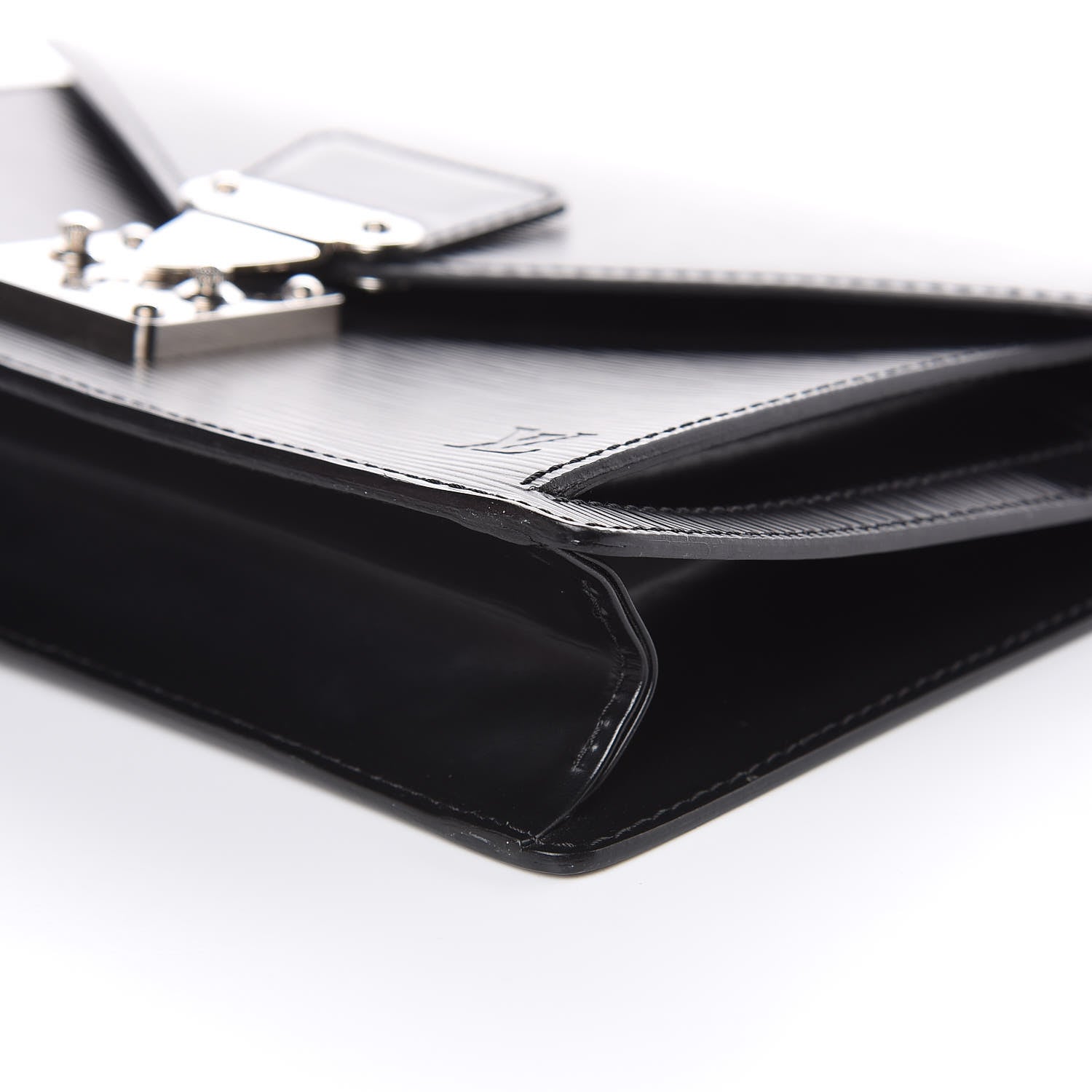 Louis Vuitton Epi Pochette Sellier Dragonne Clutch Black 8 of 9