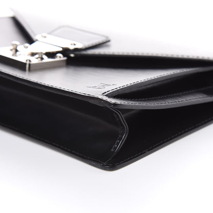 Louis Vuitton Epi Pochette Sellier Dragonne Clutch Black 8 of 9