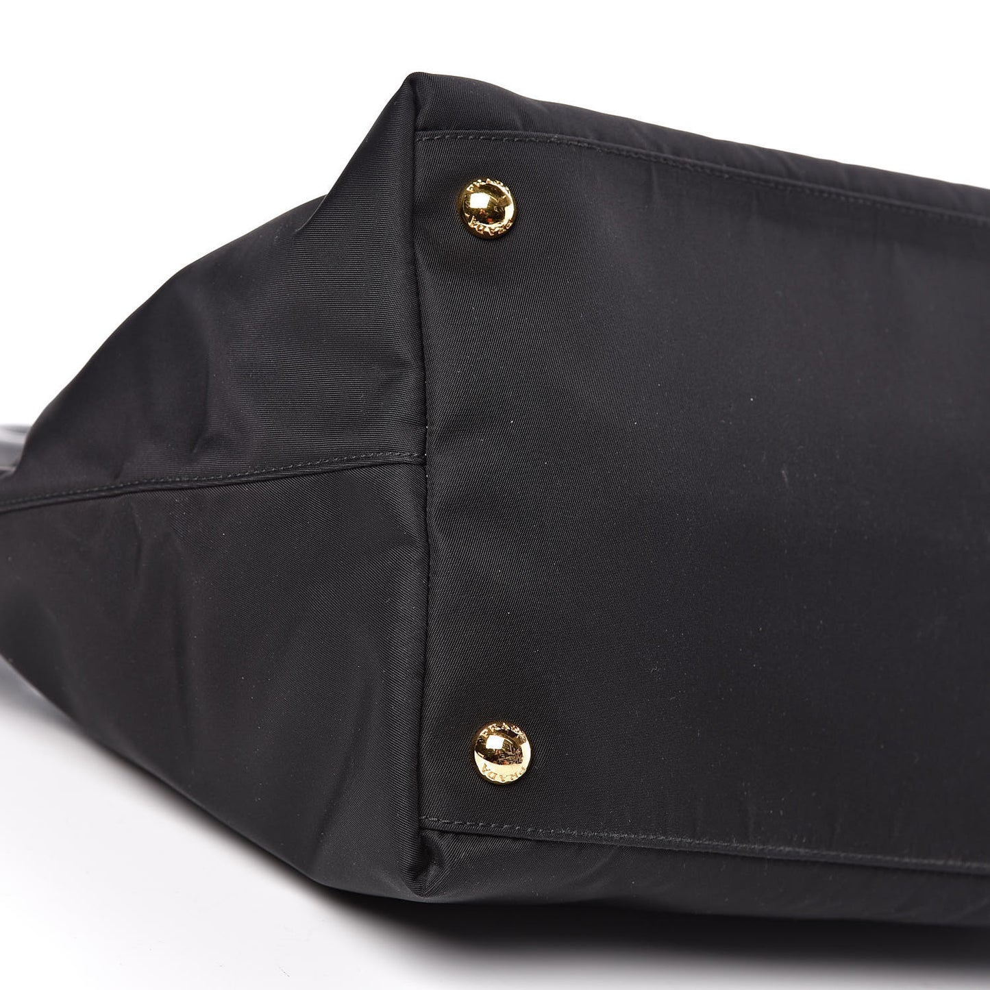 Saffiano Tessuto Nylon Tote Black