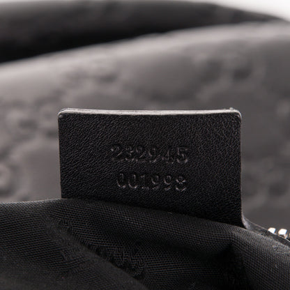 Gucci Guccissima Large GG Twins Hobo Black 7 of 7