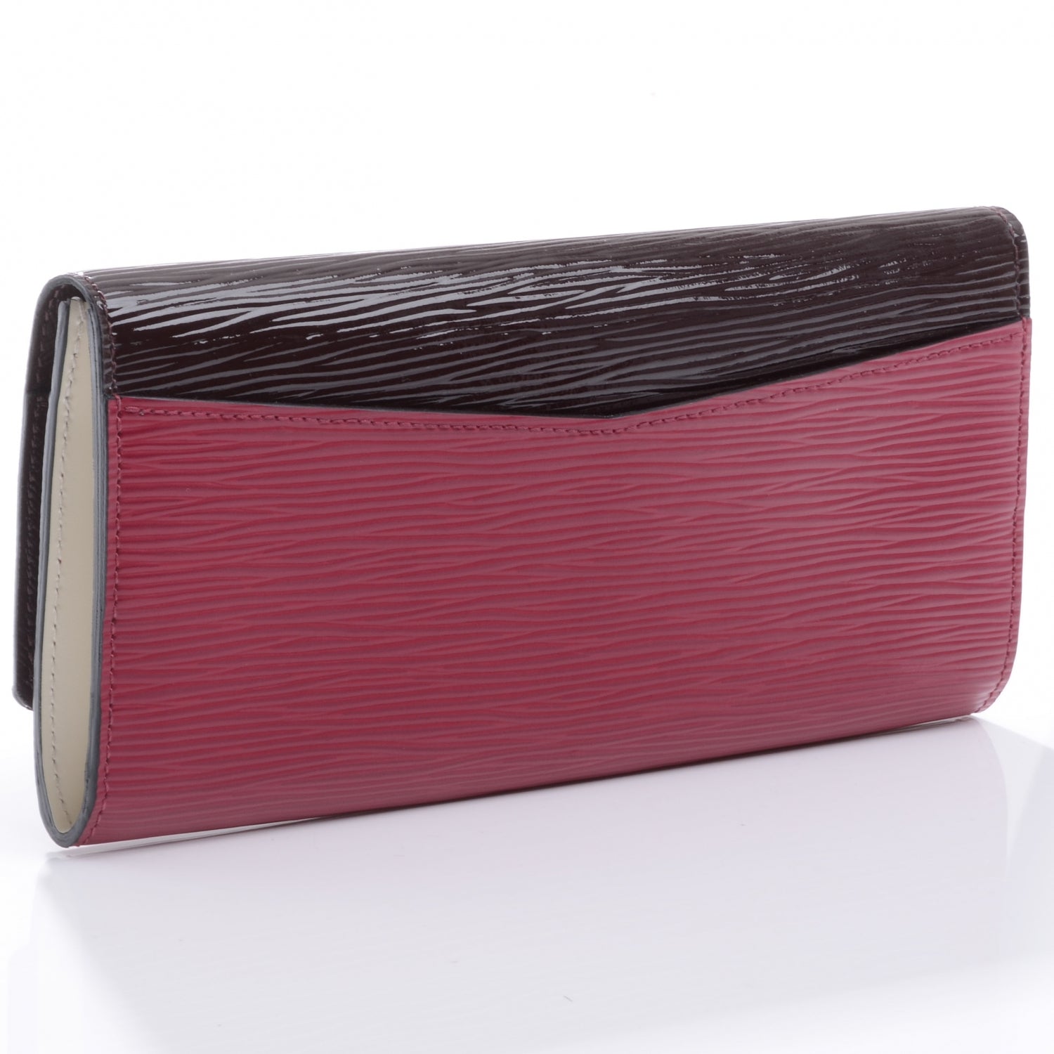 Louis Vuitton Electric Epi Flore Wallet Prune 3 of 7