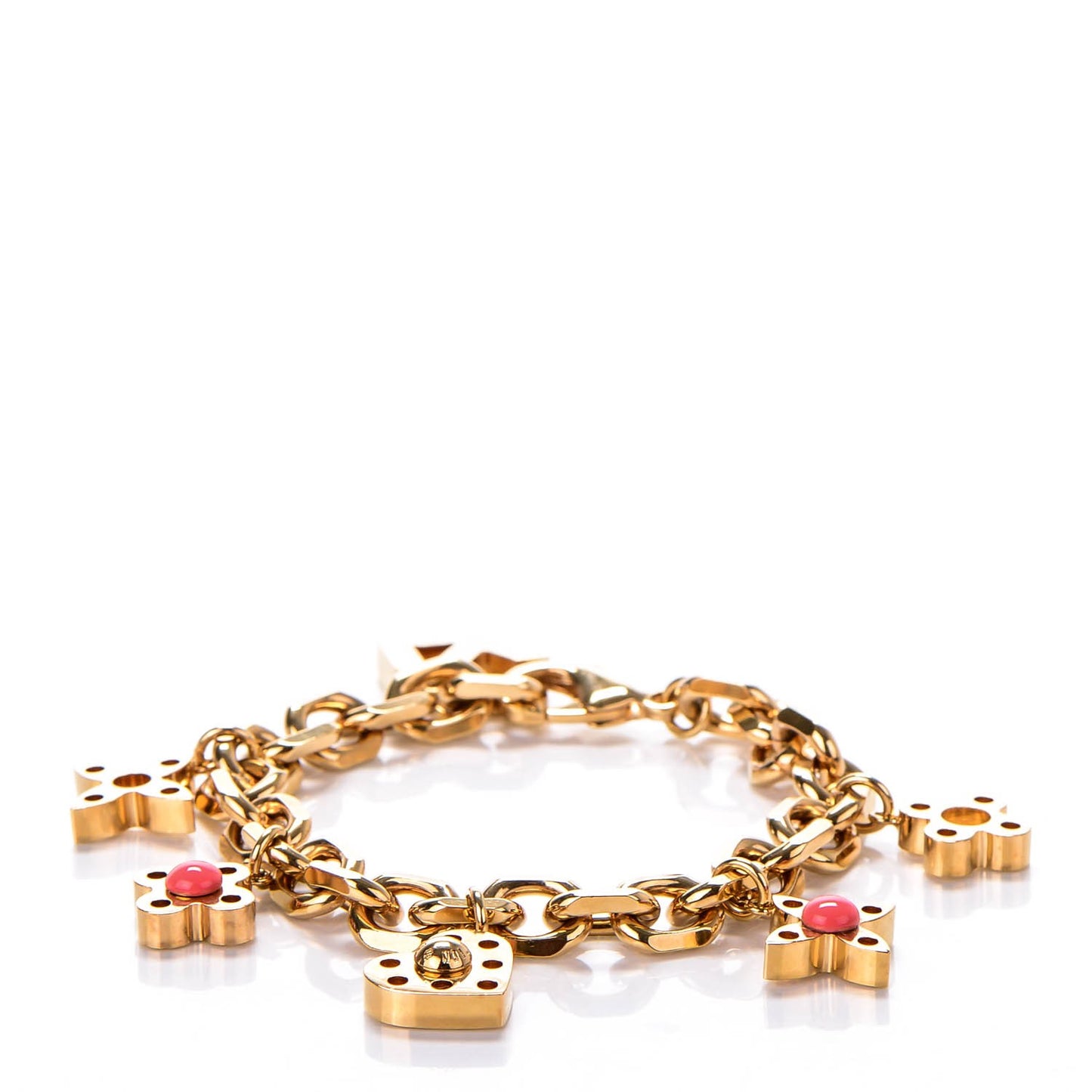 Hide and Seek Charm Bracelet Gold