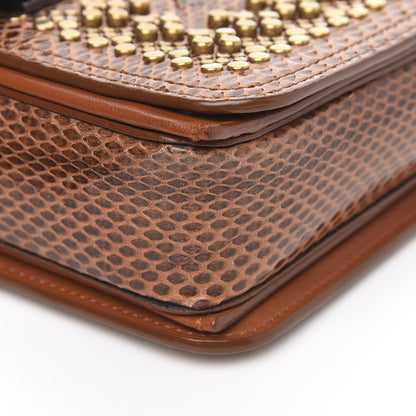 Bottega Veneta Ayers Intrecciato Studded Small Runway Shoulder Bag Brown 8 of 9
