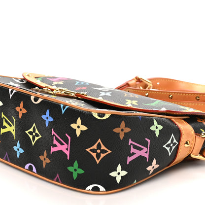 Louis Vuitton Monogram Multicolor Sologne Black 9 of 9