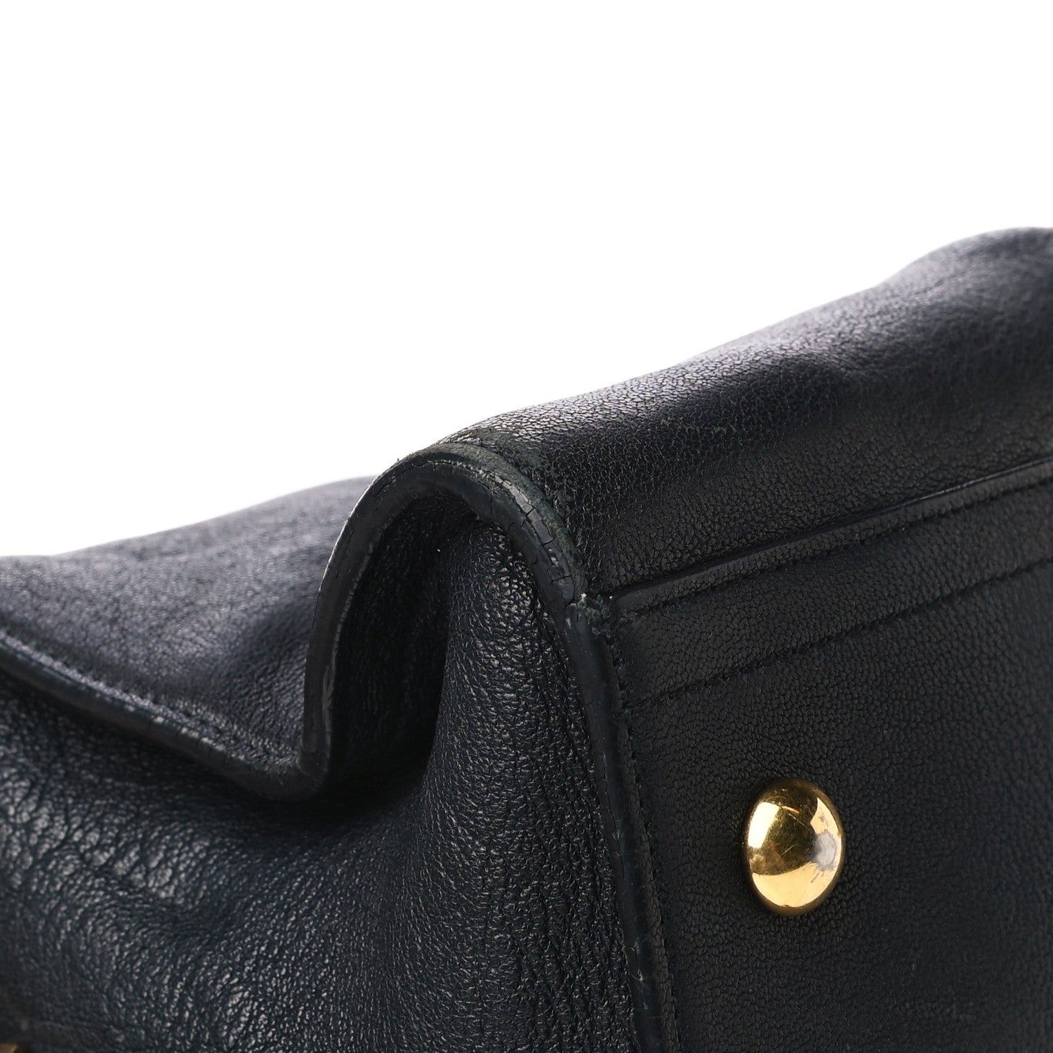 Saint Laurent Sheepskin Small Cabas ChYc Navy 6 of 26