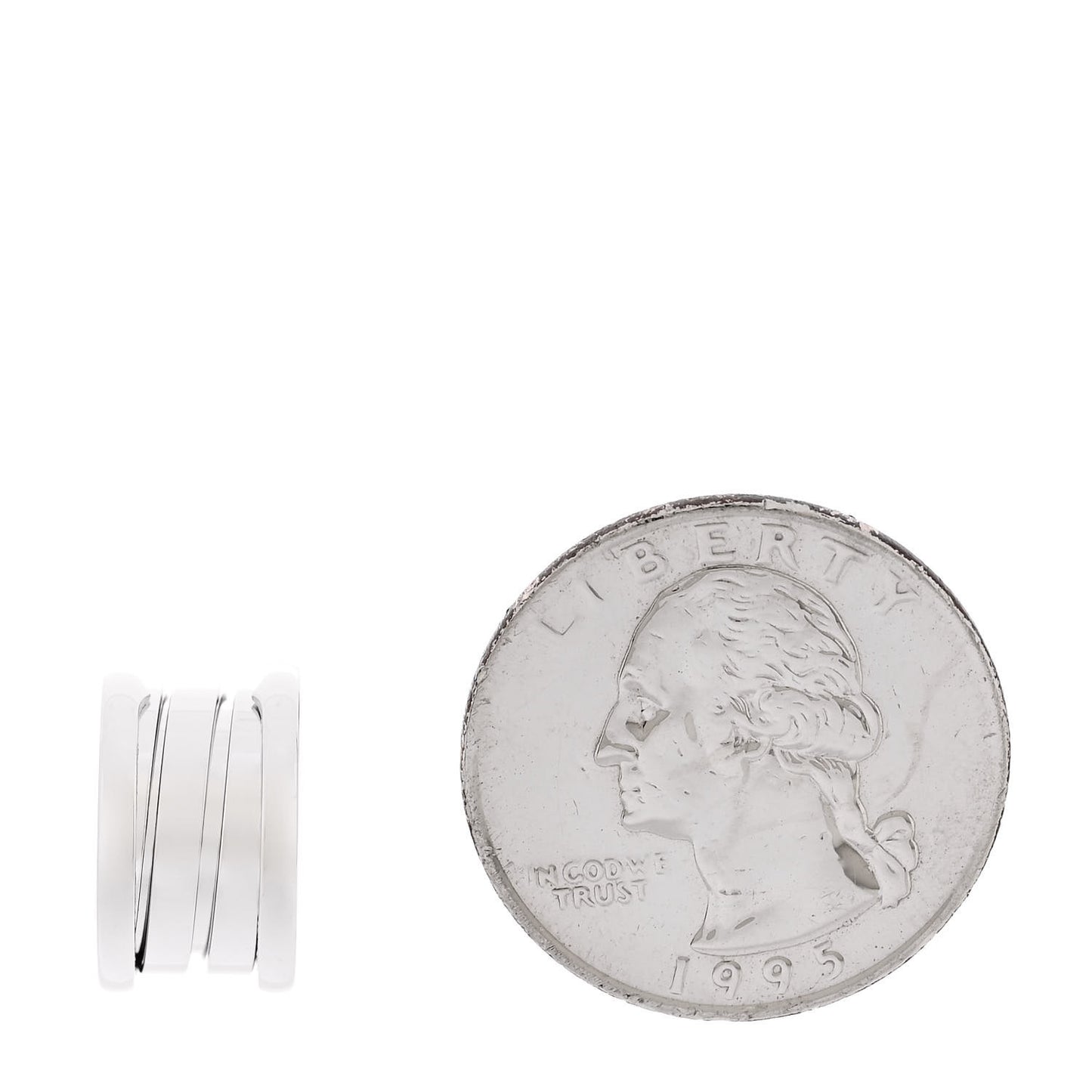 18K White Gold B.Zero1 Pendant