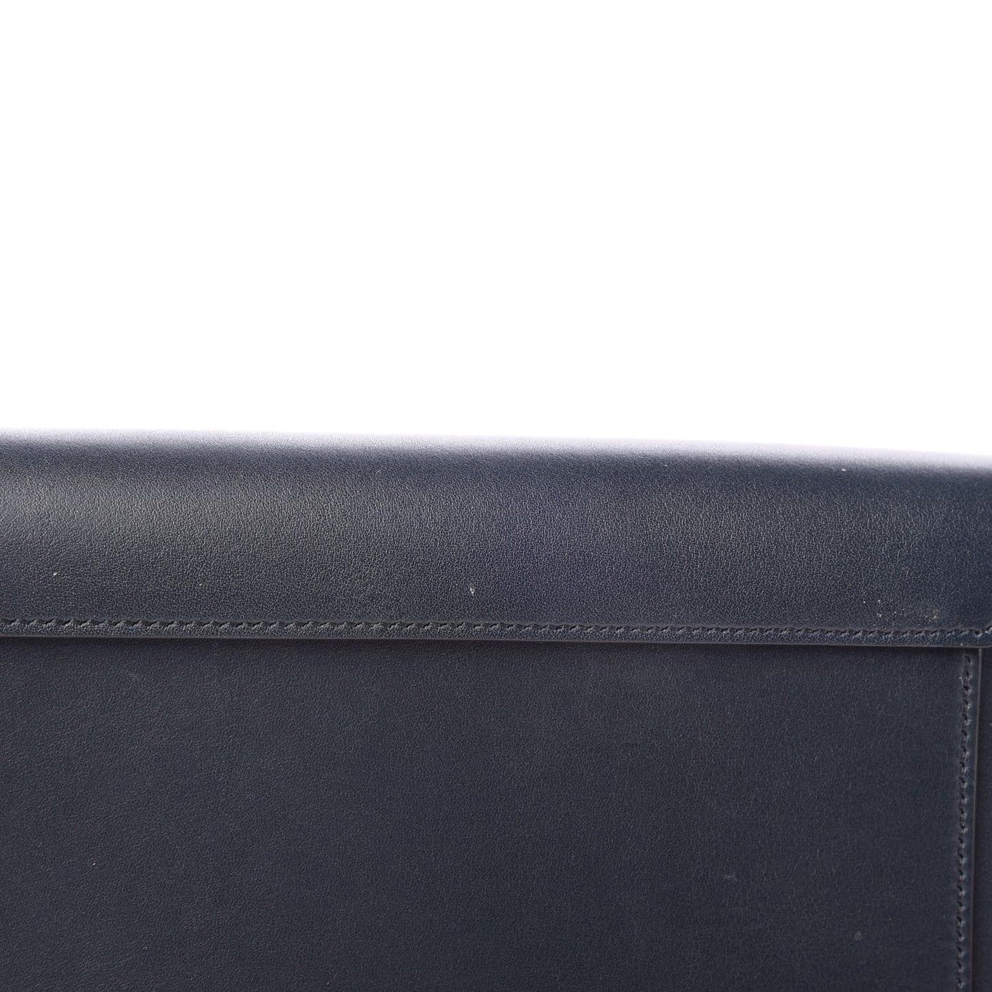 Smooth Calfskin Micro Bi-Color Braided Belt Bag Dark Sea