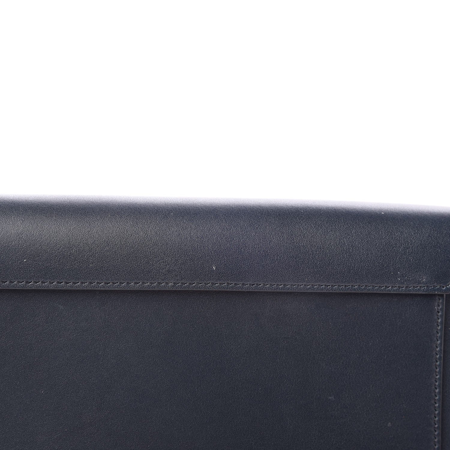Celine Smooth Calfskin Micro Bi-Color Braided Belt Bag Dark Sea 9 of 10