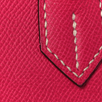 Hermes Epsom Candy Birkin 35 Rose Tyrien Rubis 49 of 51