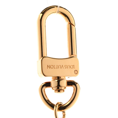 Louis Vuitton Metal Eclipse Bag Charm Key Holder Gold 3 of 4