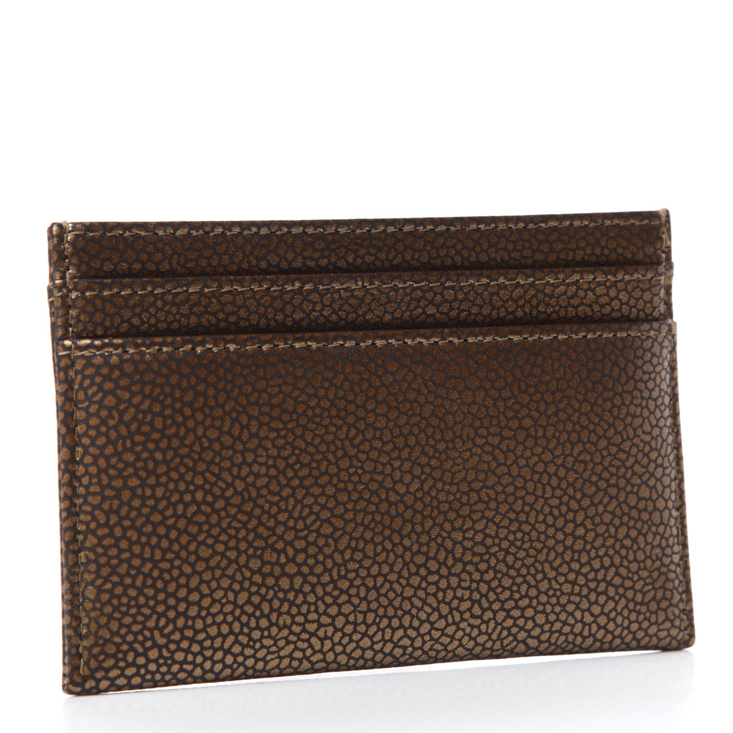 Chanel Metallic Caviar Timeless CC Card Holder Bronze 3 of 6