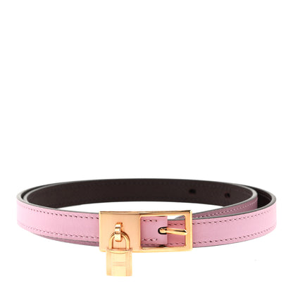 Hermes Swift Epsom 13mm Lucky 15 Belt 70 Mauve Sylvestre Rouge Sellier 1 of 6