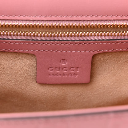 Gucci Guccissima Signature Medium Padlock Shoulder Bag Rose Baby Candy 6 of 14