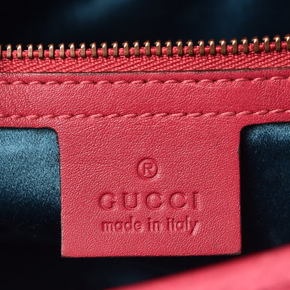Gucci Velvet Matelasse Small GG Marmont Shoulder Bag Light Raspberry Rose 6 of 18